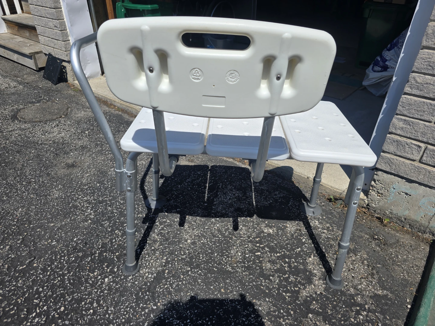 Shower Chair with Back and Arms - photo 3