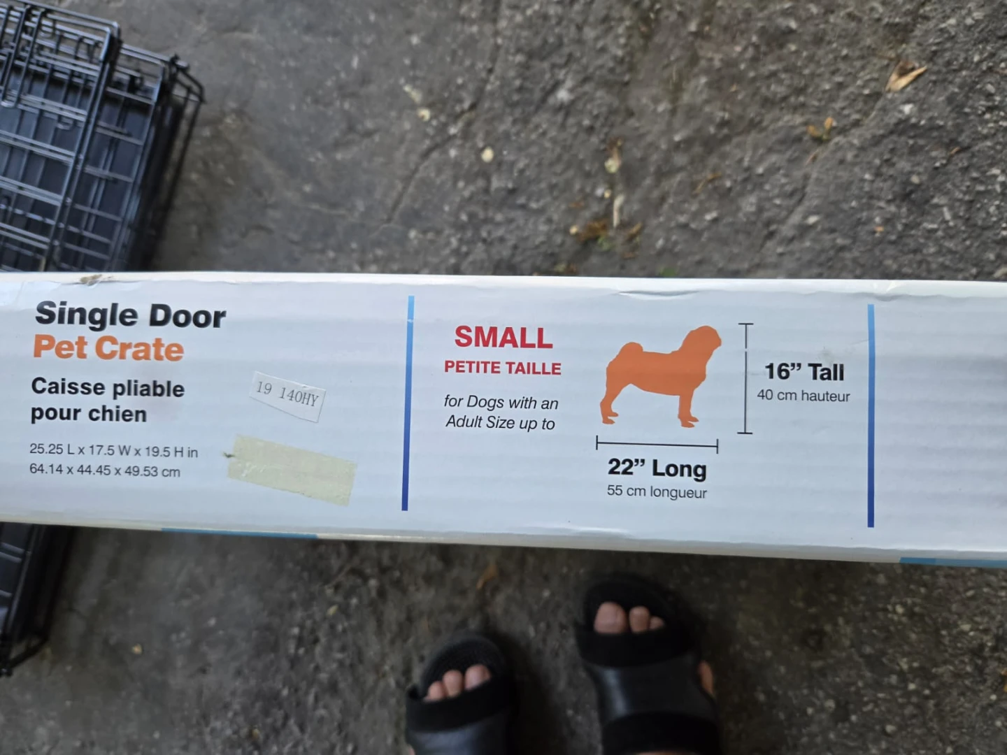 Essentials Single Door Pet Crate - Small - photo 2