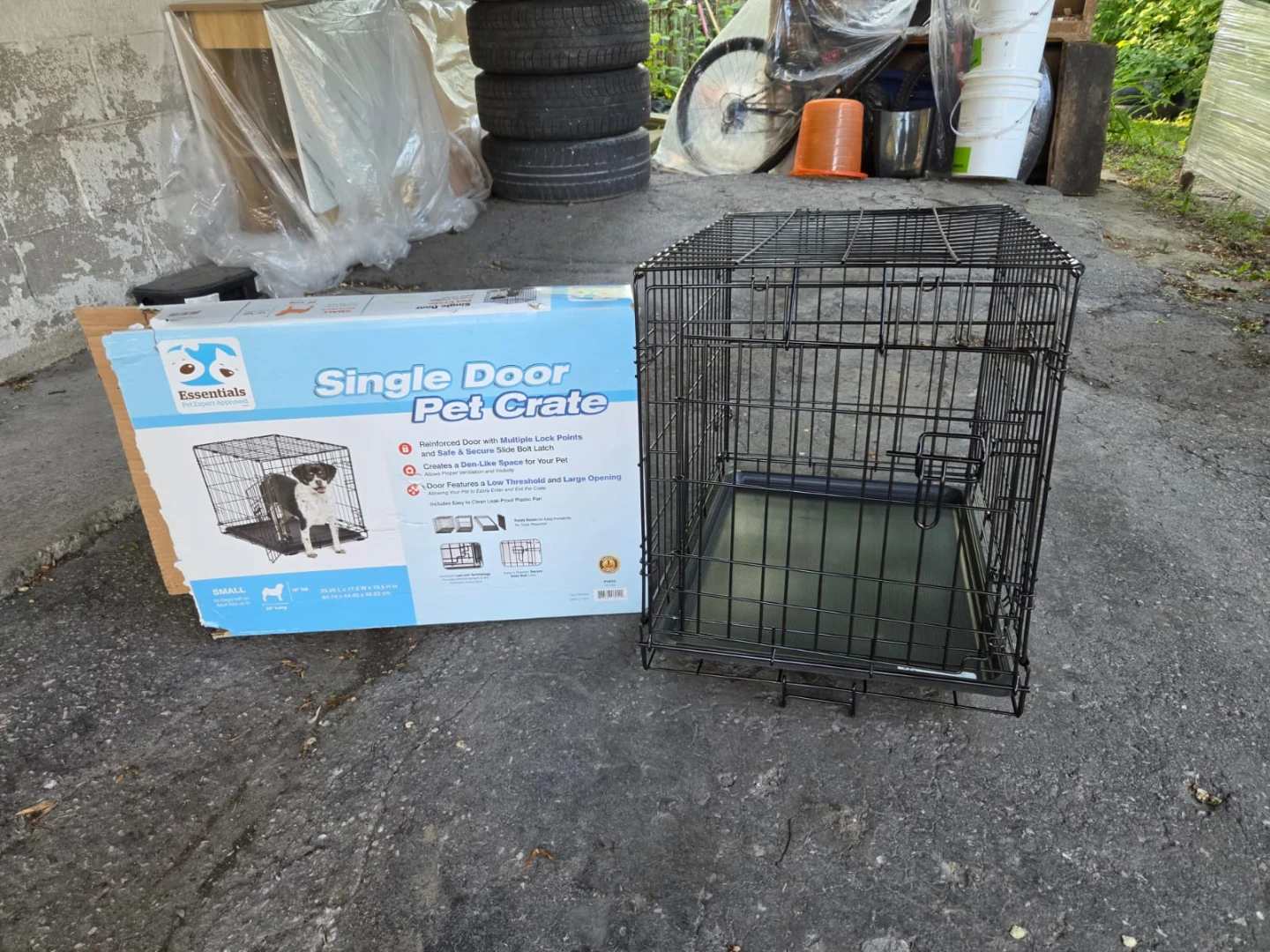 Essentials Single Door Pet Crate - Small - photo 3