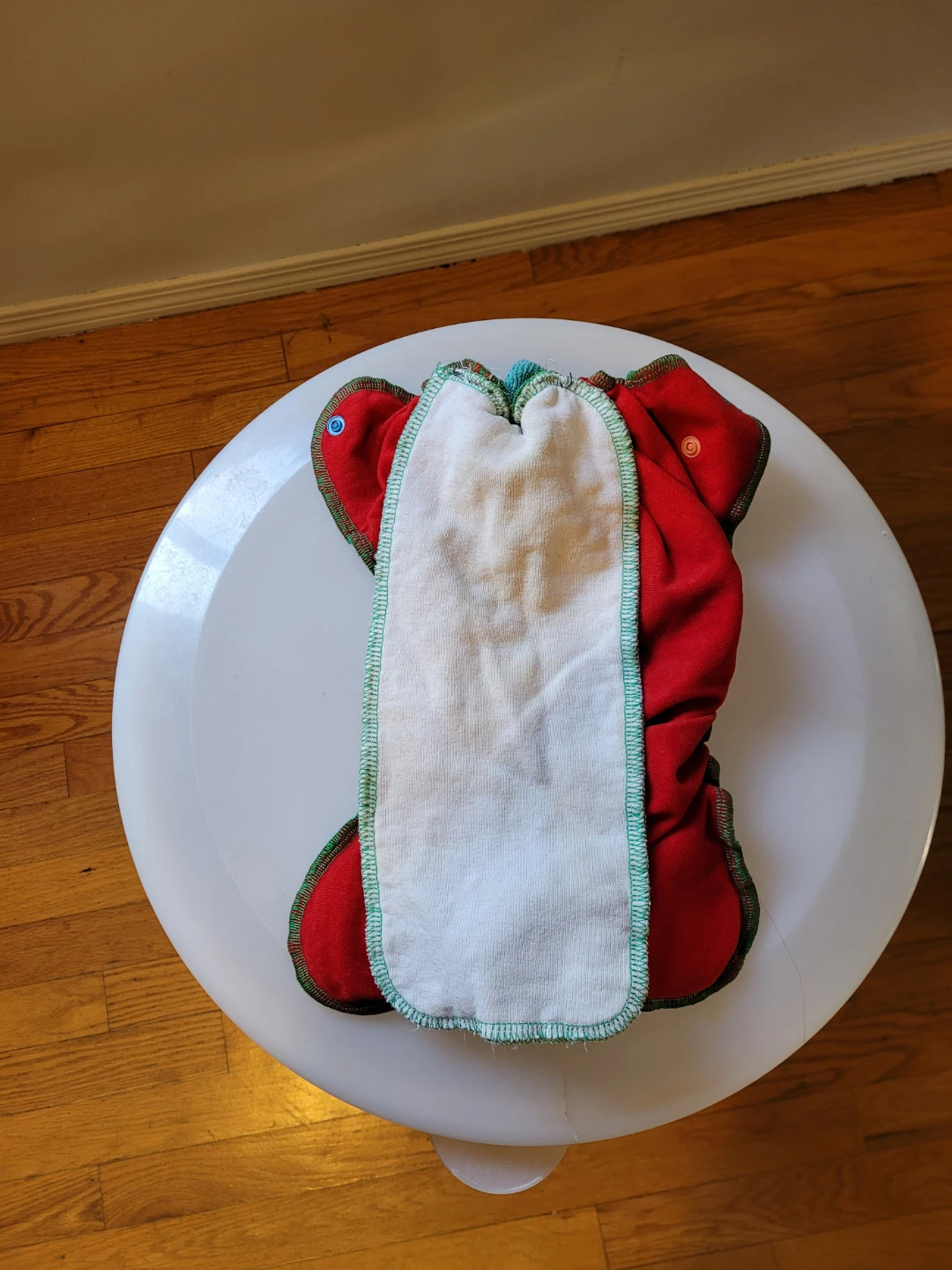 Reusable Cloth Diapers - with cover and diaper pail - photo 2