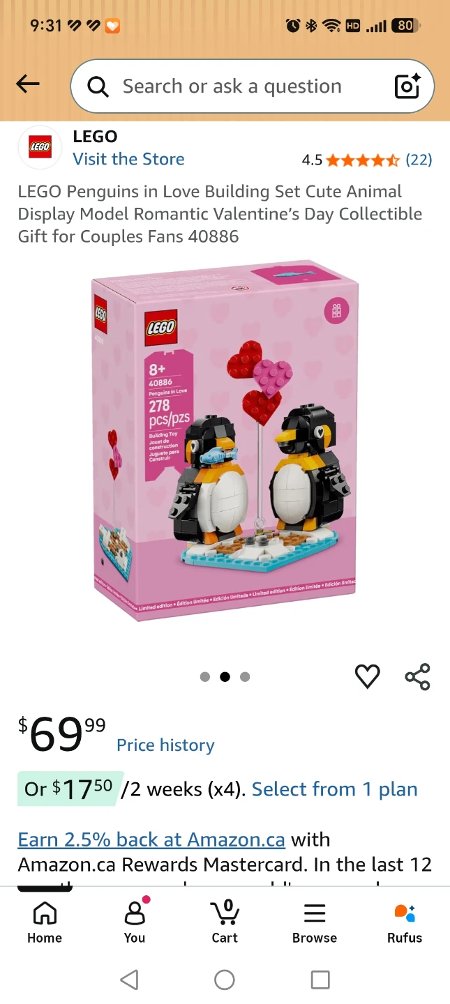 LEGO 40886 Penguins in Love Building Set - photo 5