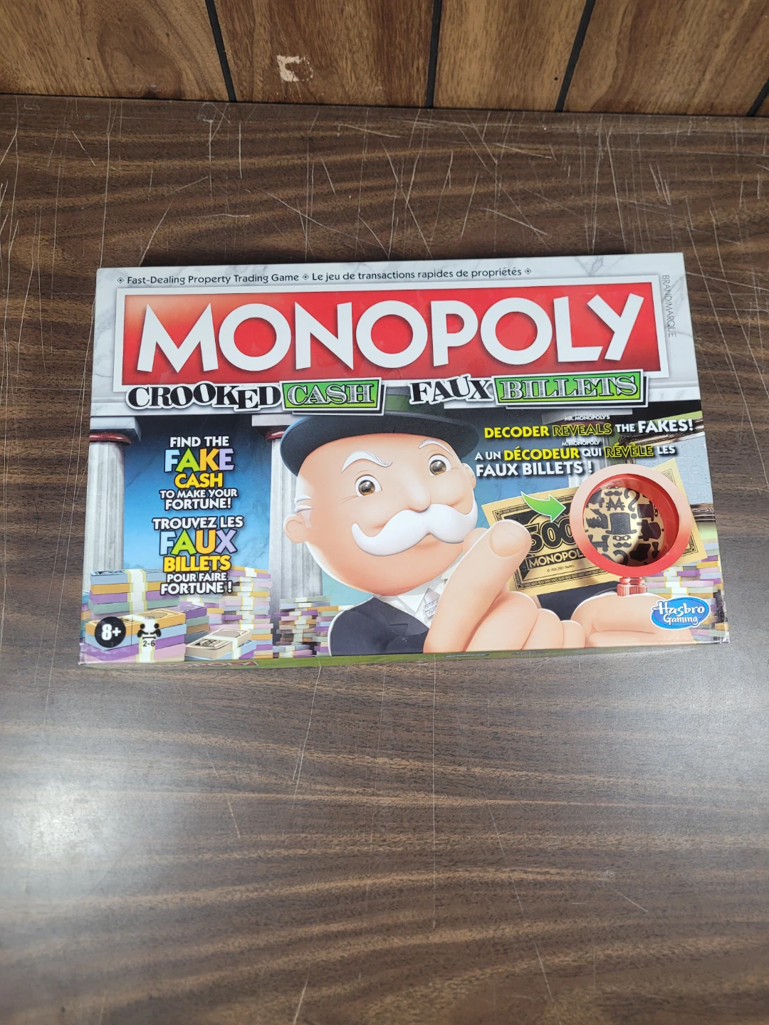 Monopoly Crooked Cash Faux Billets Board Game