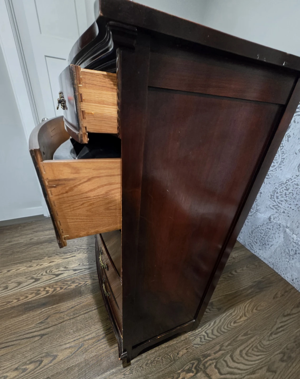 Dixie Dark Wood Dresser with 6 Drawers - photo 3
