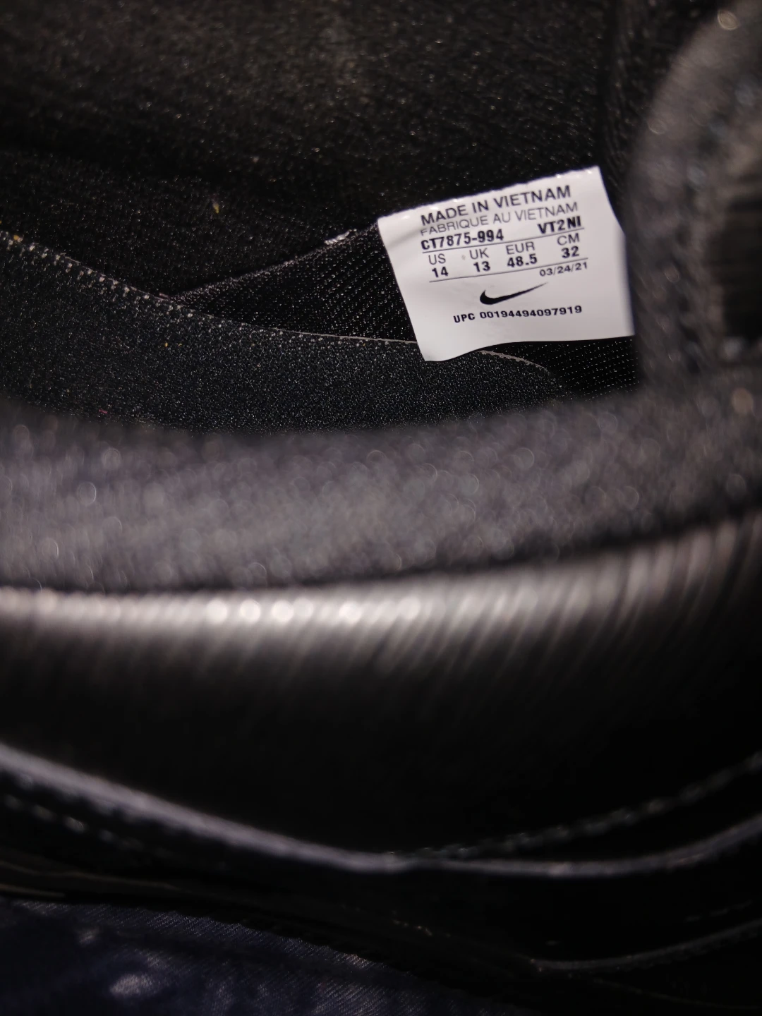 Nike Air Force 1 Black Sneakers - photo 4