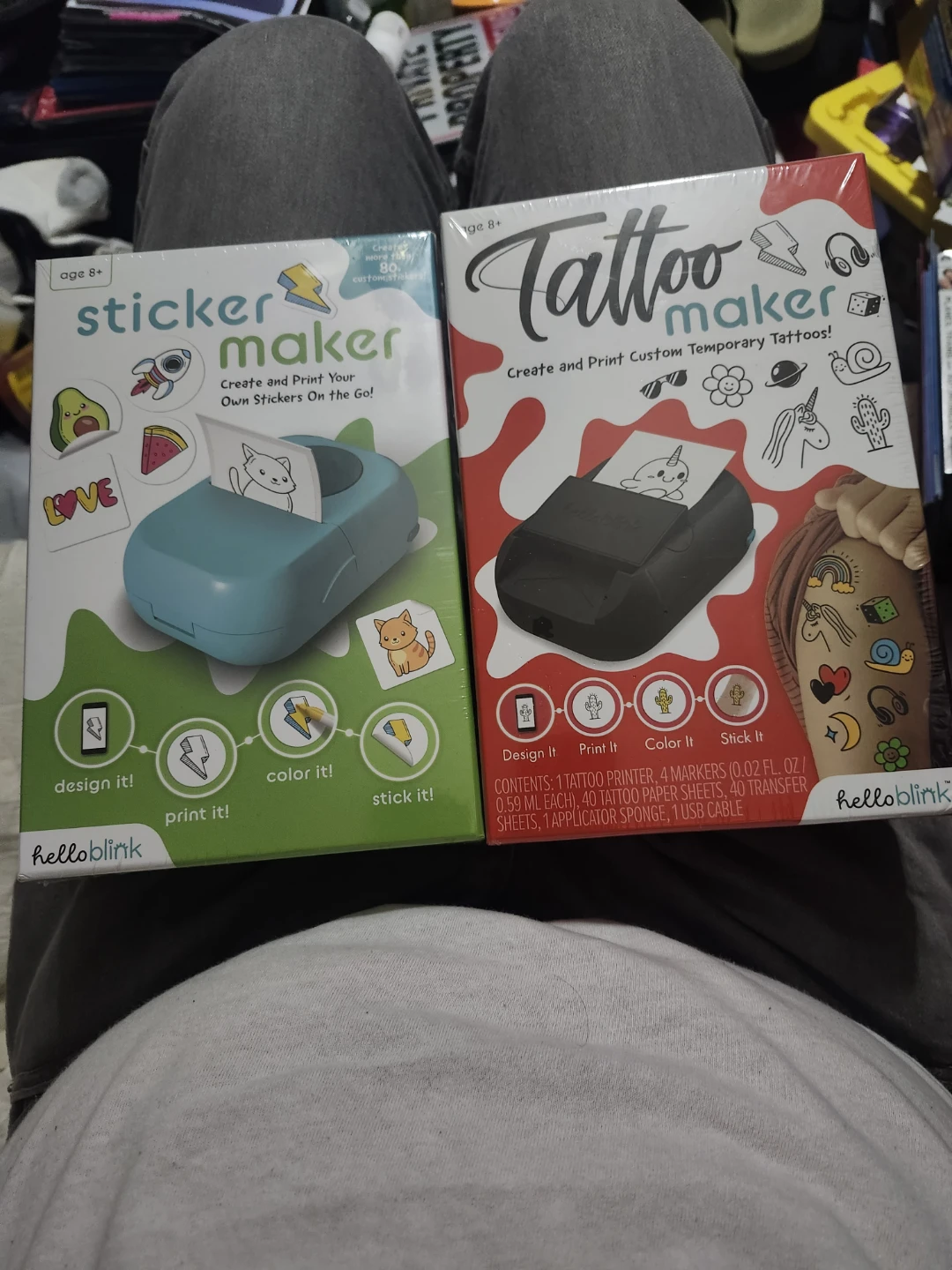 HelloBlink Sticker Maker & Tattoo Maker Kit