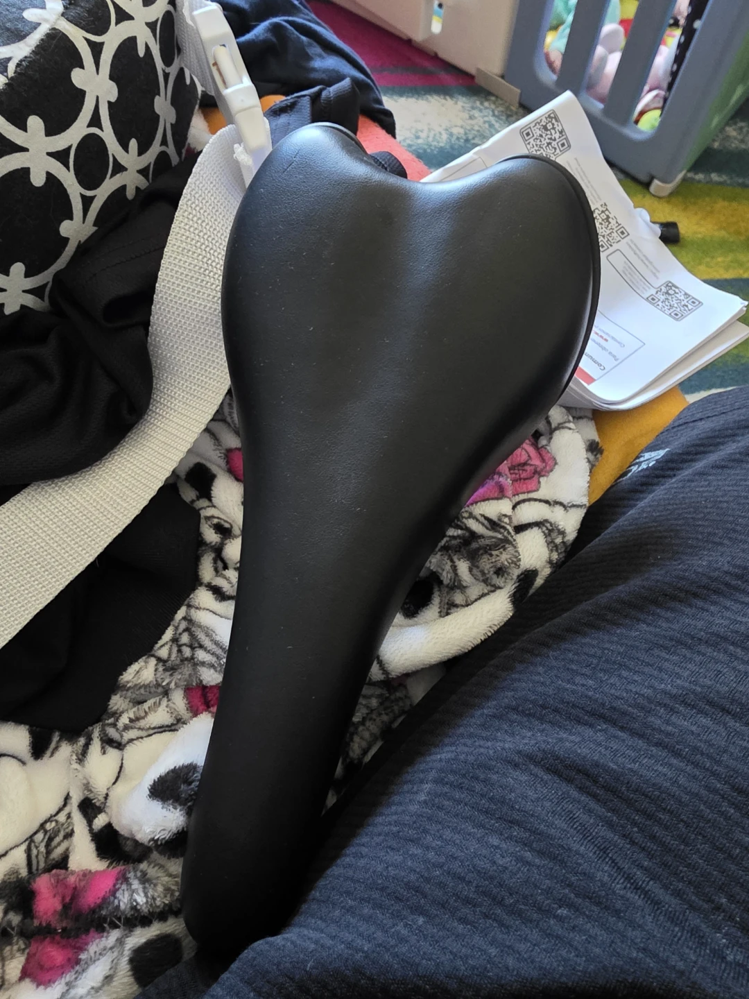 Black Bicycle Saddle