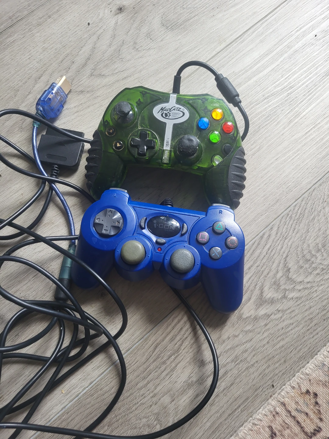 Mad Catz & Blue PS2 Controllers
