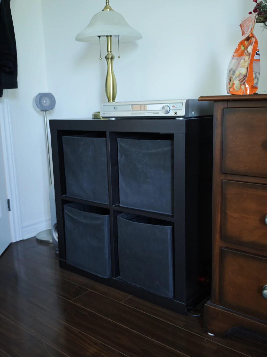 Moving Sale - Black 4-Cube Storage Organizer - photo 2