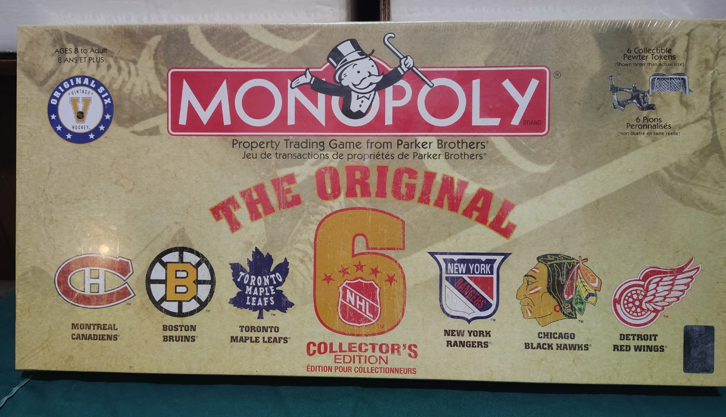 Monopoly The Original 6 Collector's Edition Board Game