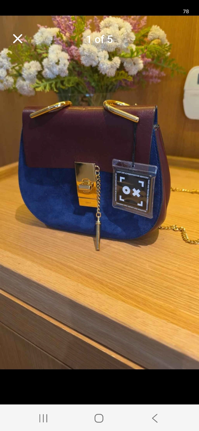 Authetic Chloe Mini Drew Shoulder Bag
