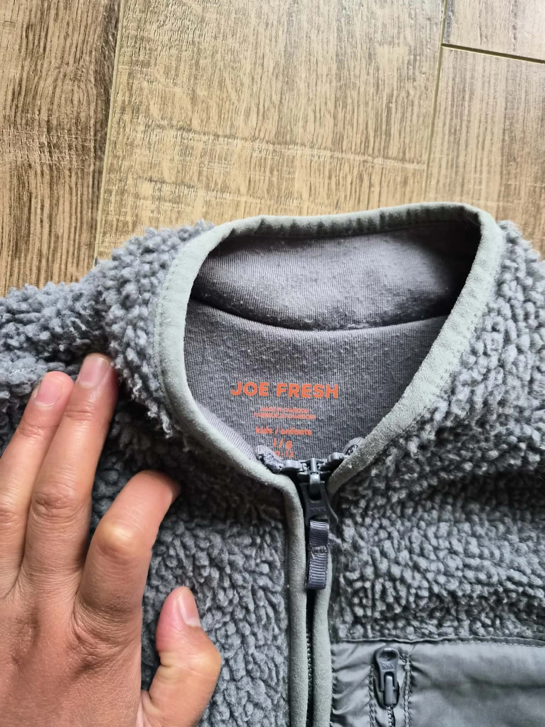 Joe Fresh Fleece  Jacket  Navy  and Gray - photo 5