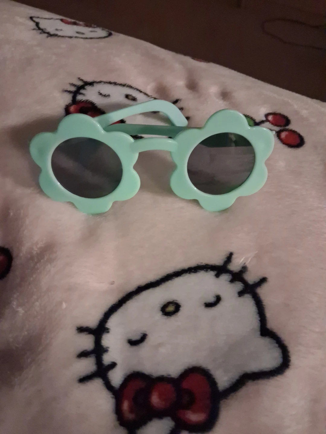Children Flower shaped sunglasses  - Mint Green - photo 4