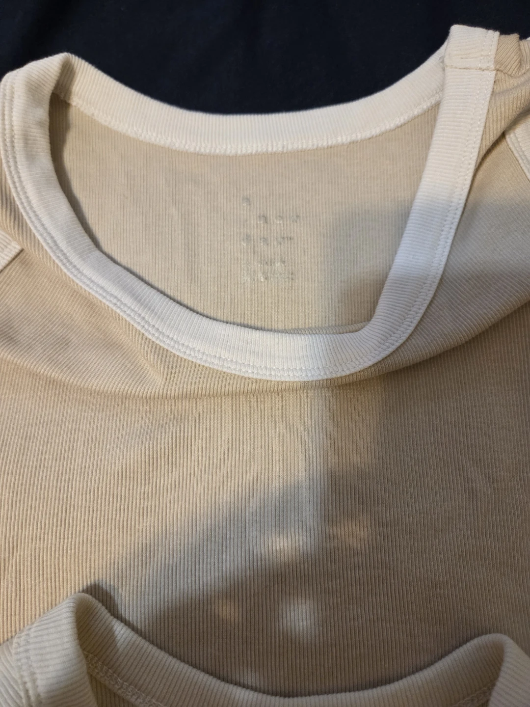 A New Day Ribbed Tank Tops (XL) - Beige & Cream - photo 3
