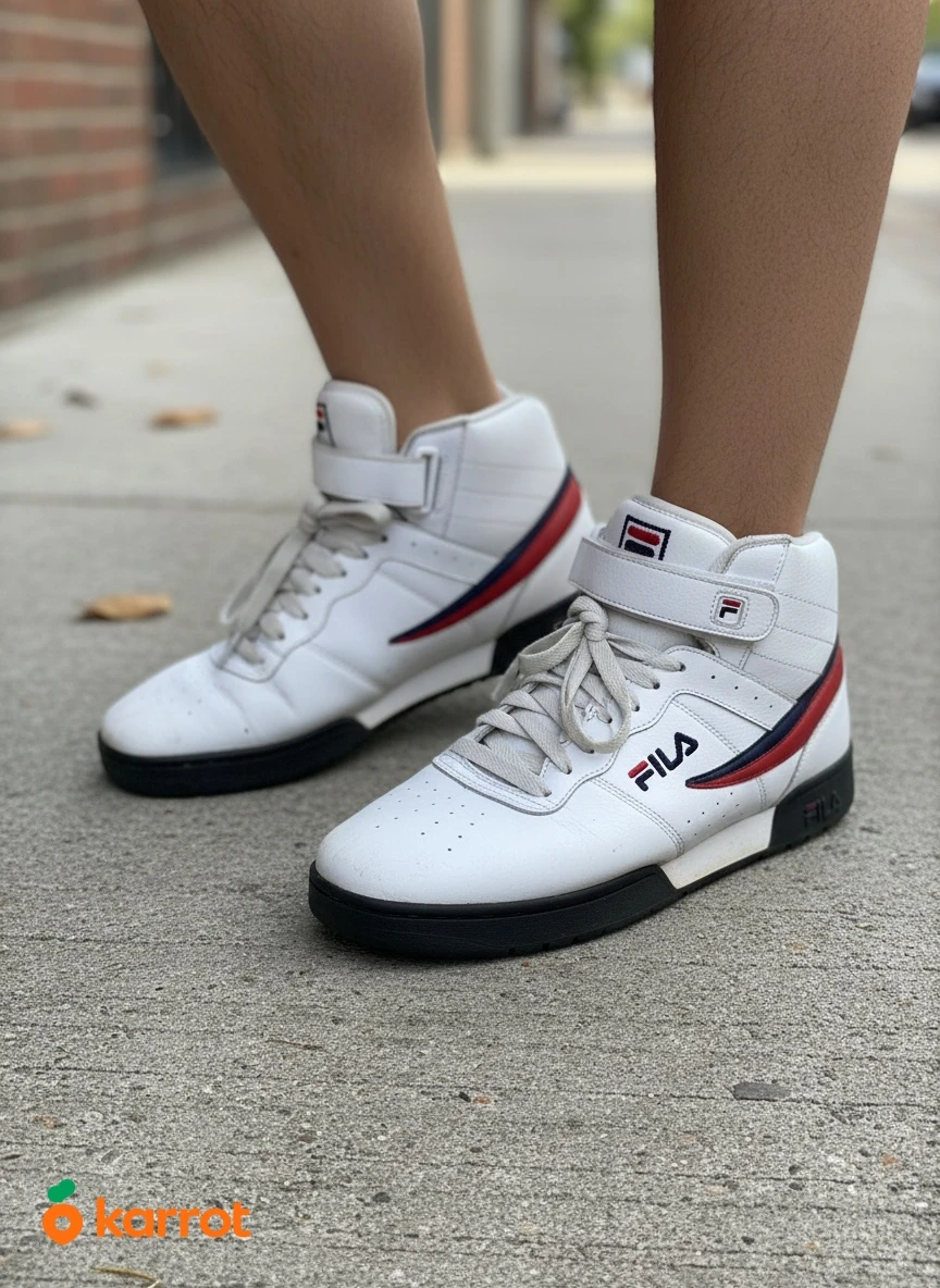 Fila F-13 Logo High Top Sneakers - photo 4