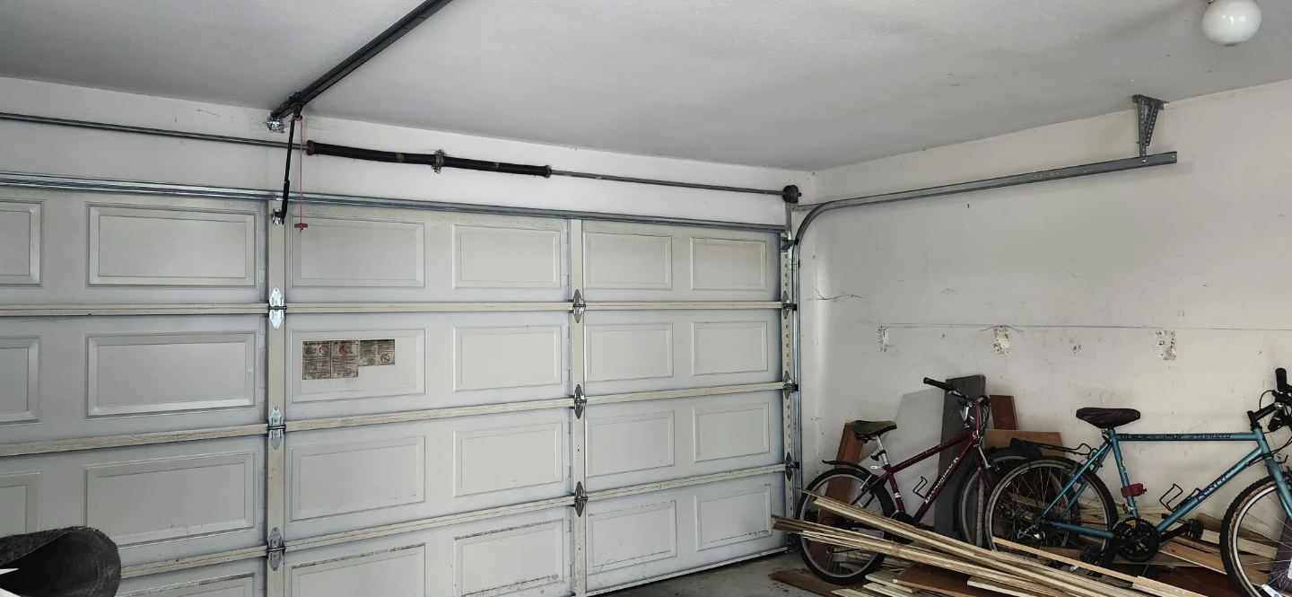 Chamberlain Wi-Fi Garage Door Opener with garage door - photo 2