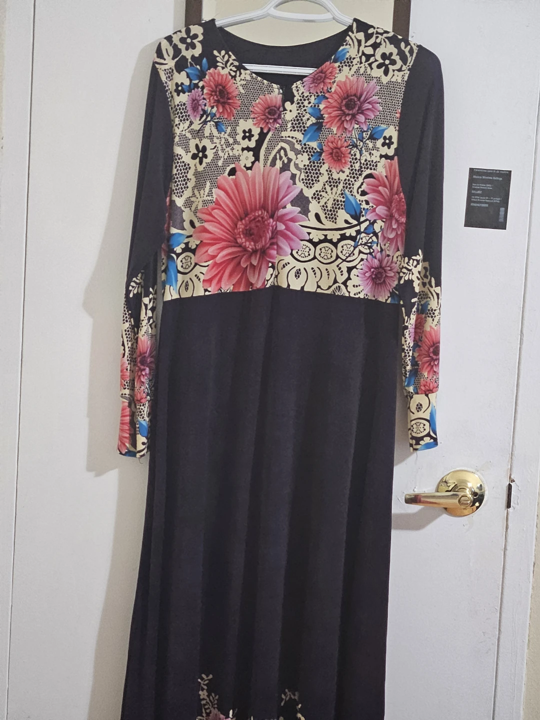 Maxi Dress with Floral Print - photo 4