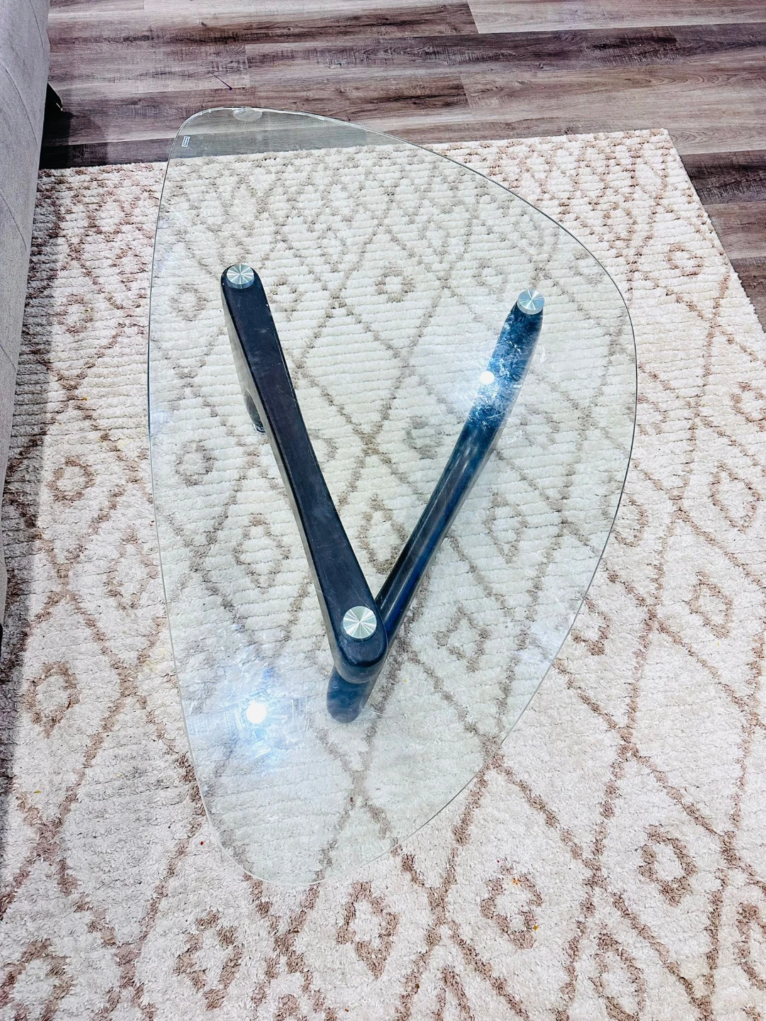 Glass Accent Centre Table - photo 2