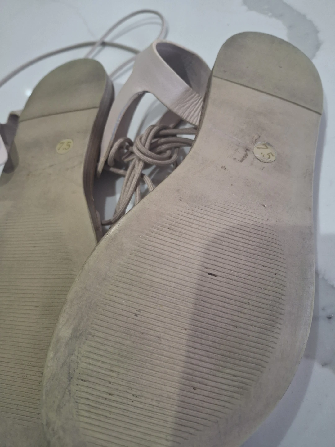 Steve Madden Lace-Up Flat Sandals - photo 4