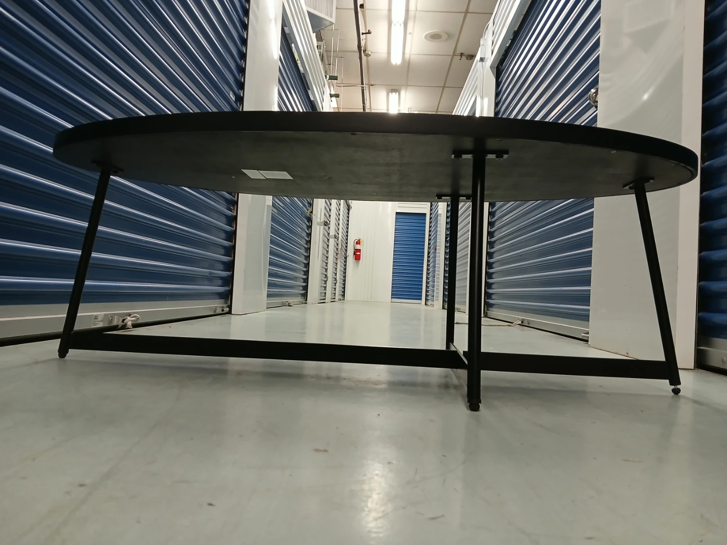 Black Oval Coffee Table - photo 4