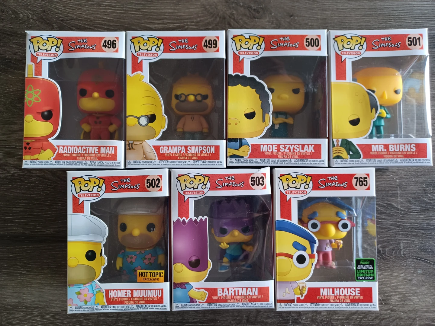 Funko Pop! Simpsons characters