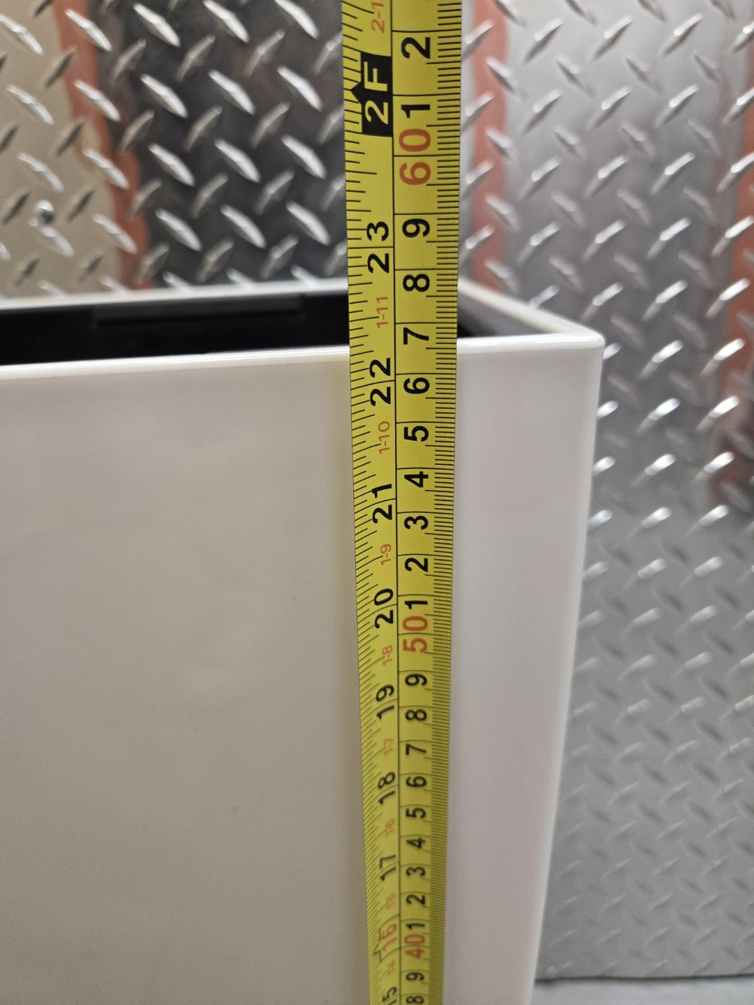 Lechuza CUBICO Premium White Self-Watering Tall Planter - photo 4