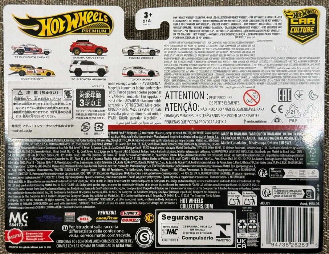 Hot Wheels Car Culture  '72 Plymouth Cuda FC & Rob'n Pinks - photo 3