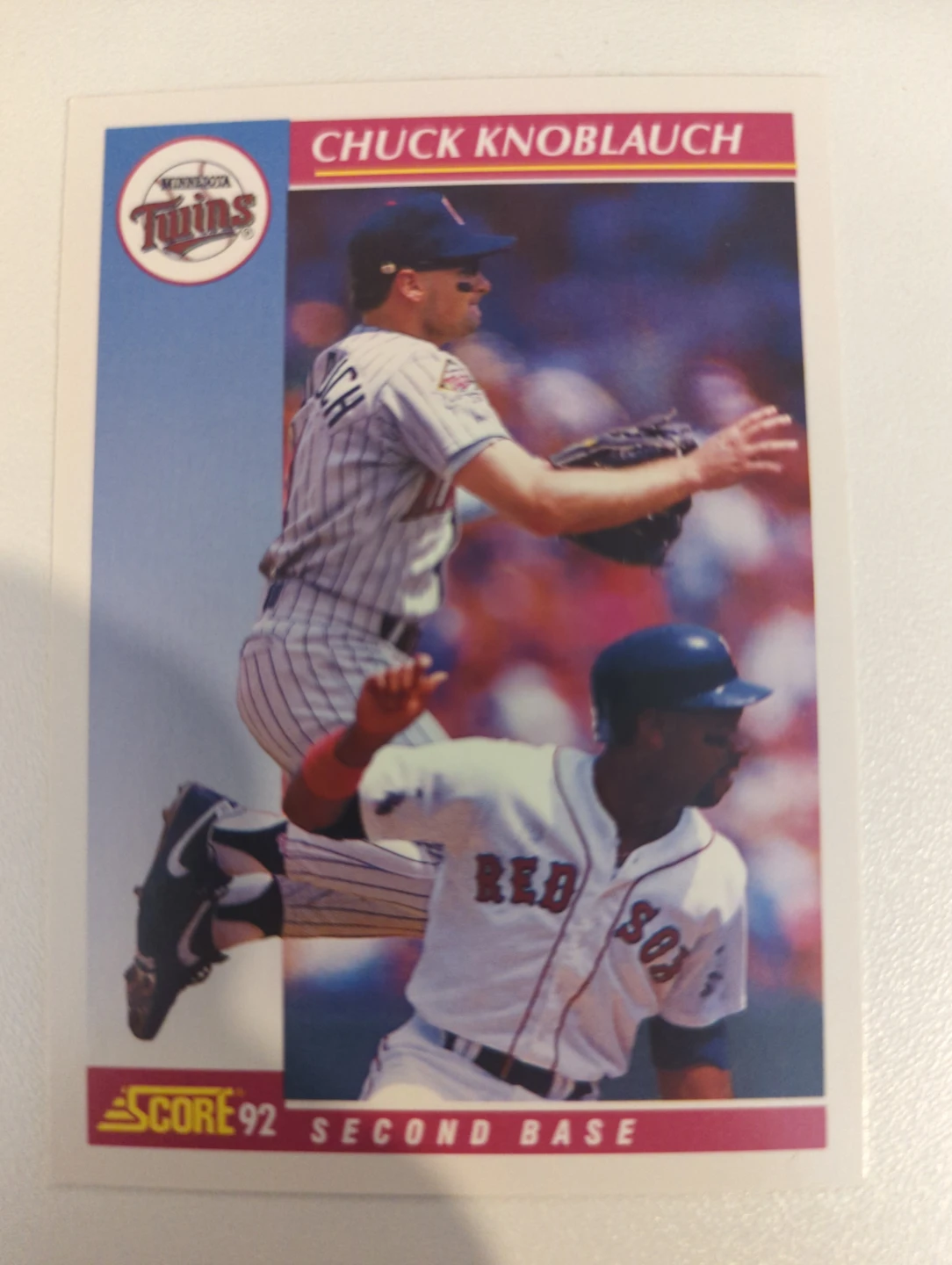 1992 Score Baseball Card - Chuck Knoblauch ⚽