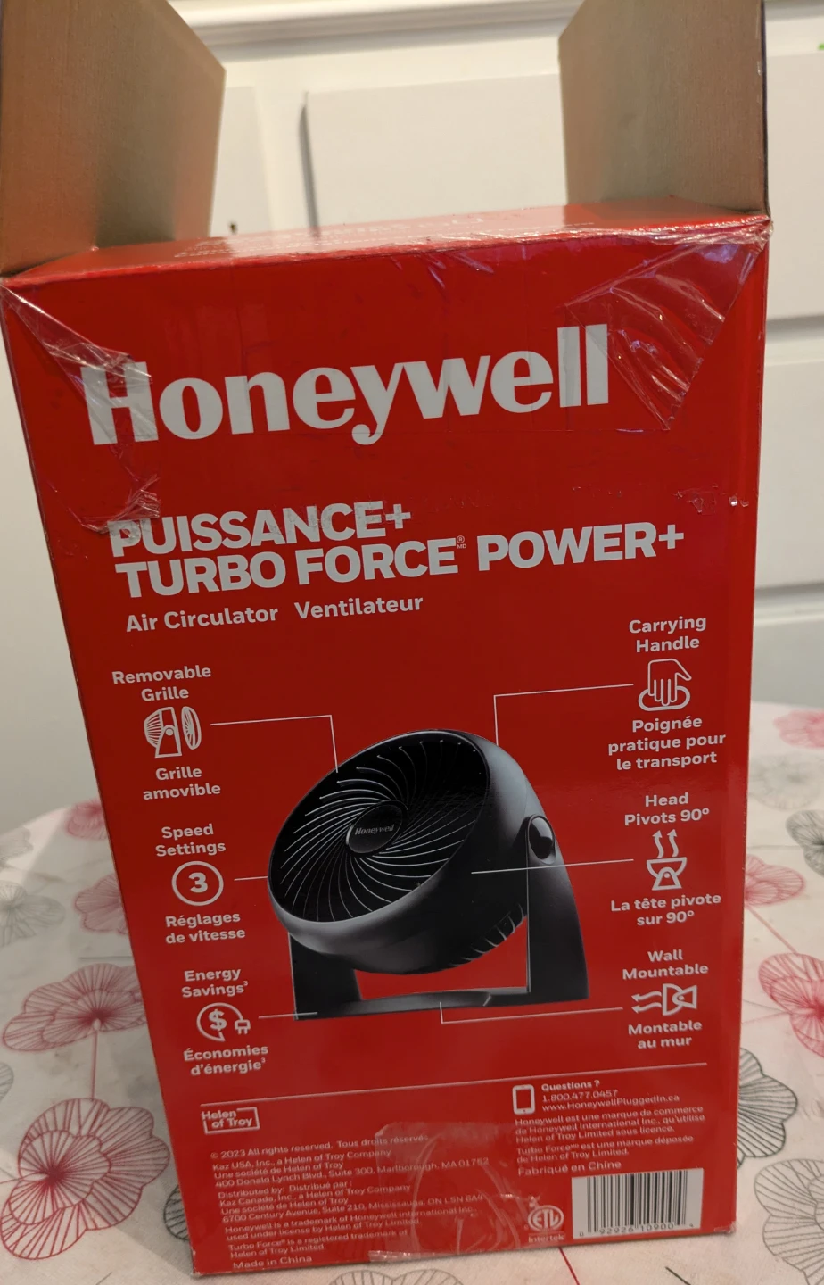 Honeywell black desk fan - photo 2