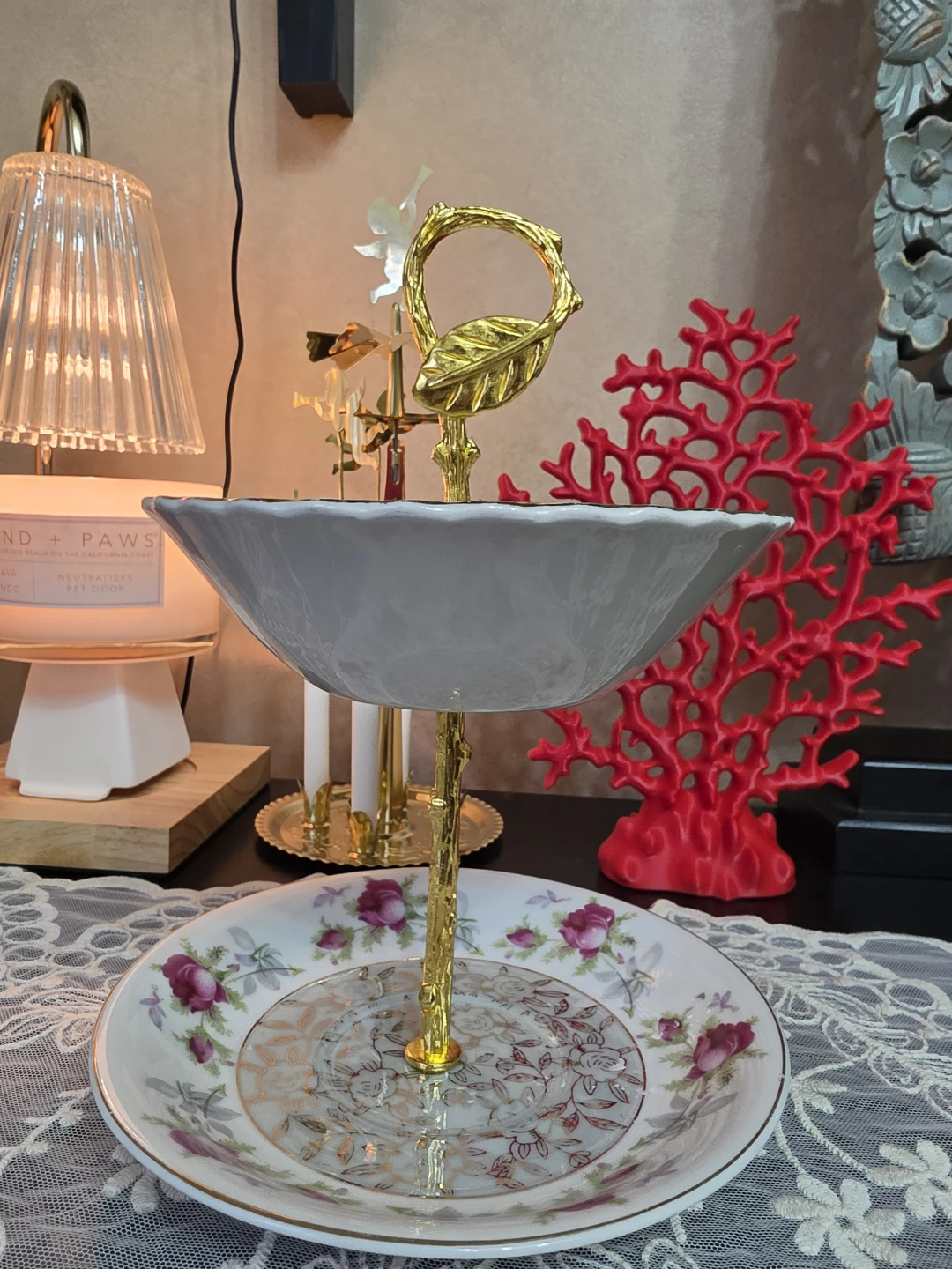 Johnsom Brothers 2-Tier Serving Stand - photo 2