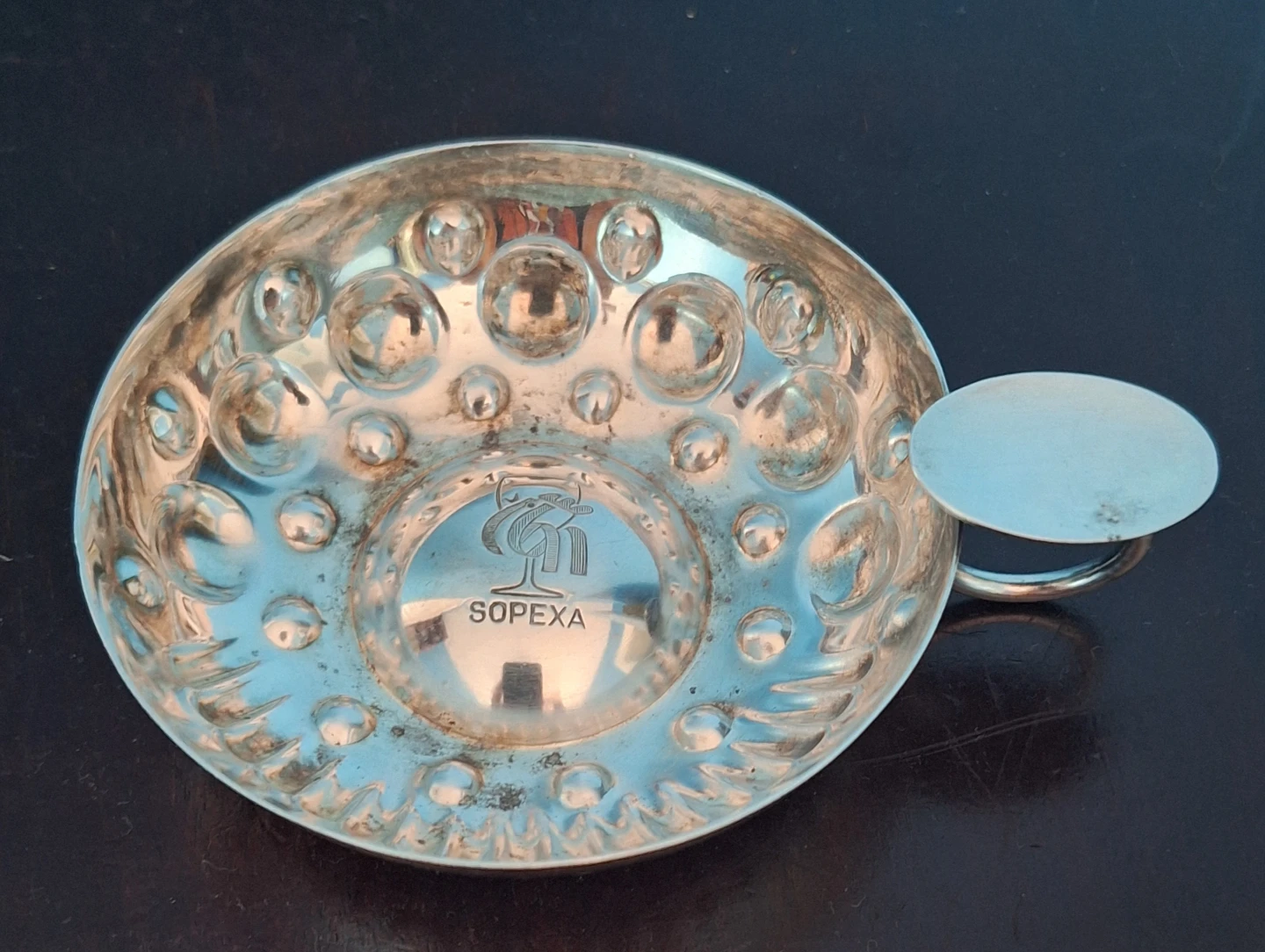 Vintage Silverplated Sopexa Taste Cup,  Bowl Tasterin - photo 3