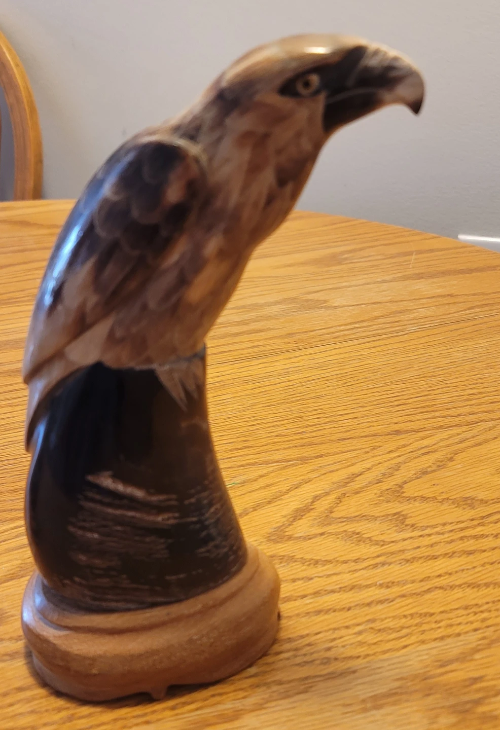 Carved Eagle Figurine