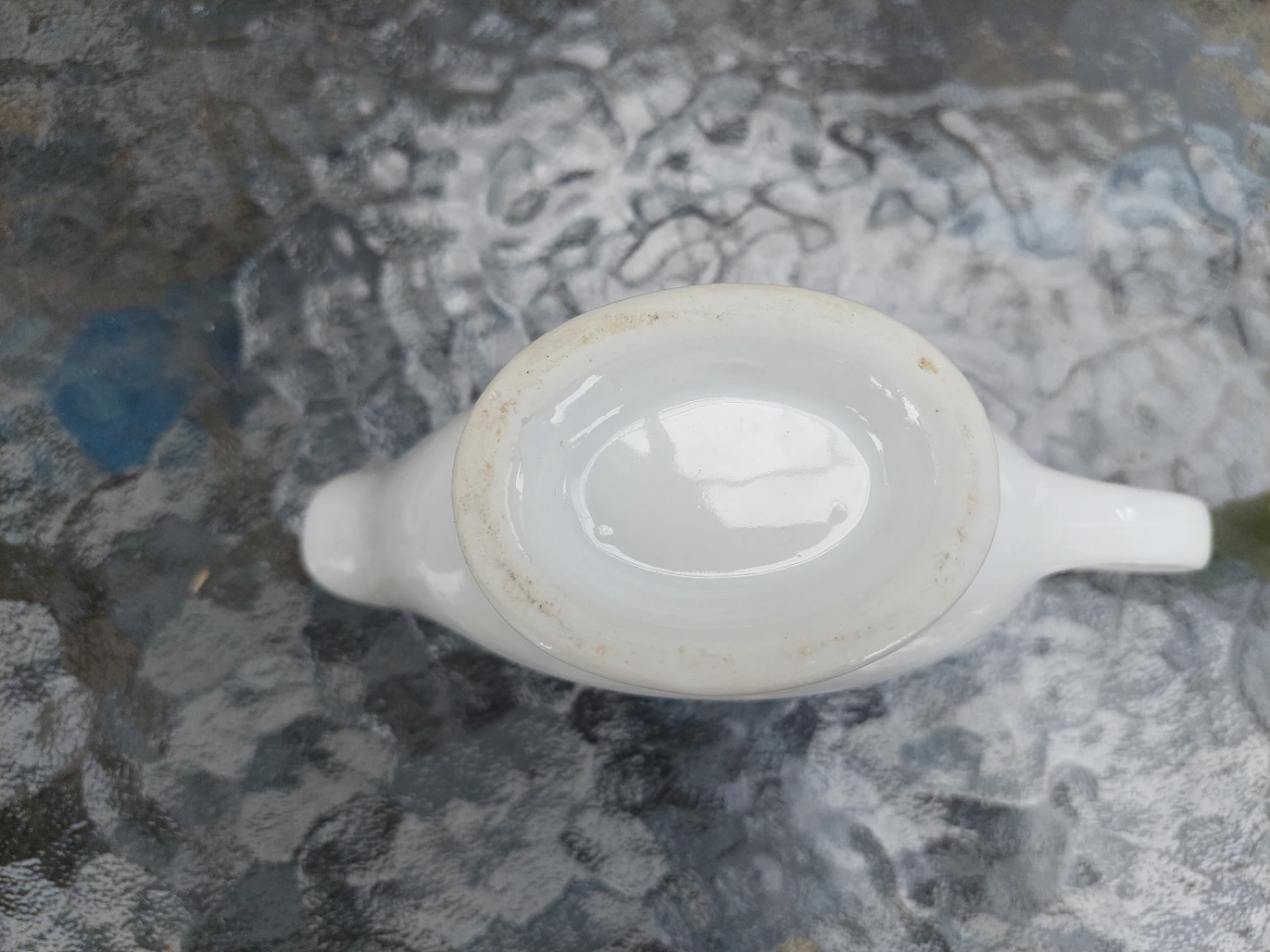 White Ceramic Gravy Boat - photo 3