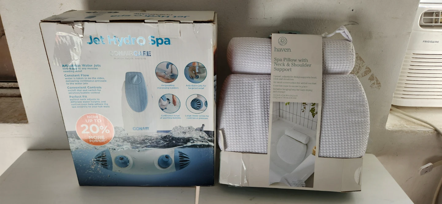 Conair Jet Hydro Spa Bath Massager & Haven Spa Pillow - photo 5