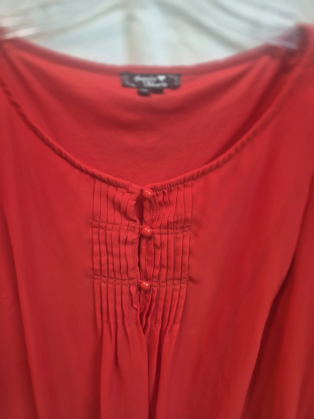 Women's Red Tunic  - Size M