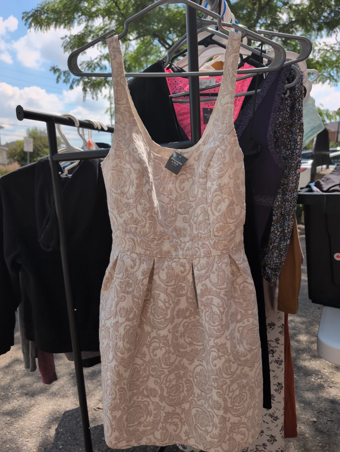 Abercrombie & Fitch Jacquard Dress, size 4, brand new unworn