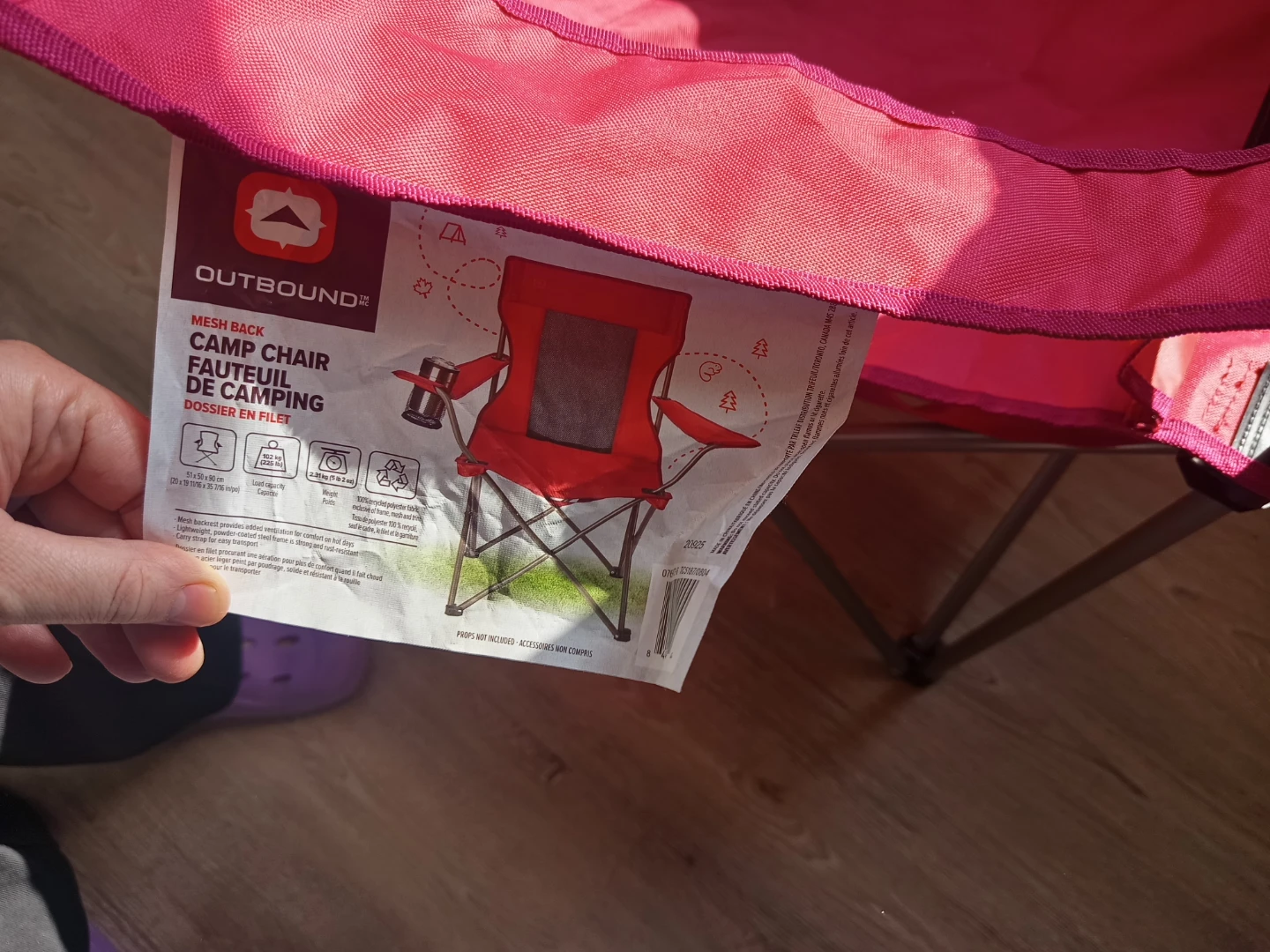 Outbound Mesh Back Camp Chair - photo 3