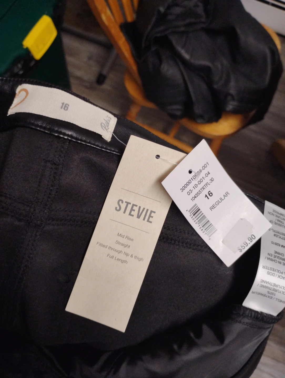Raidn Stevie Faux Leather Pants - photo 3