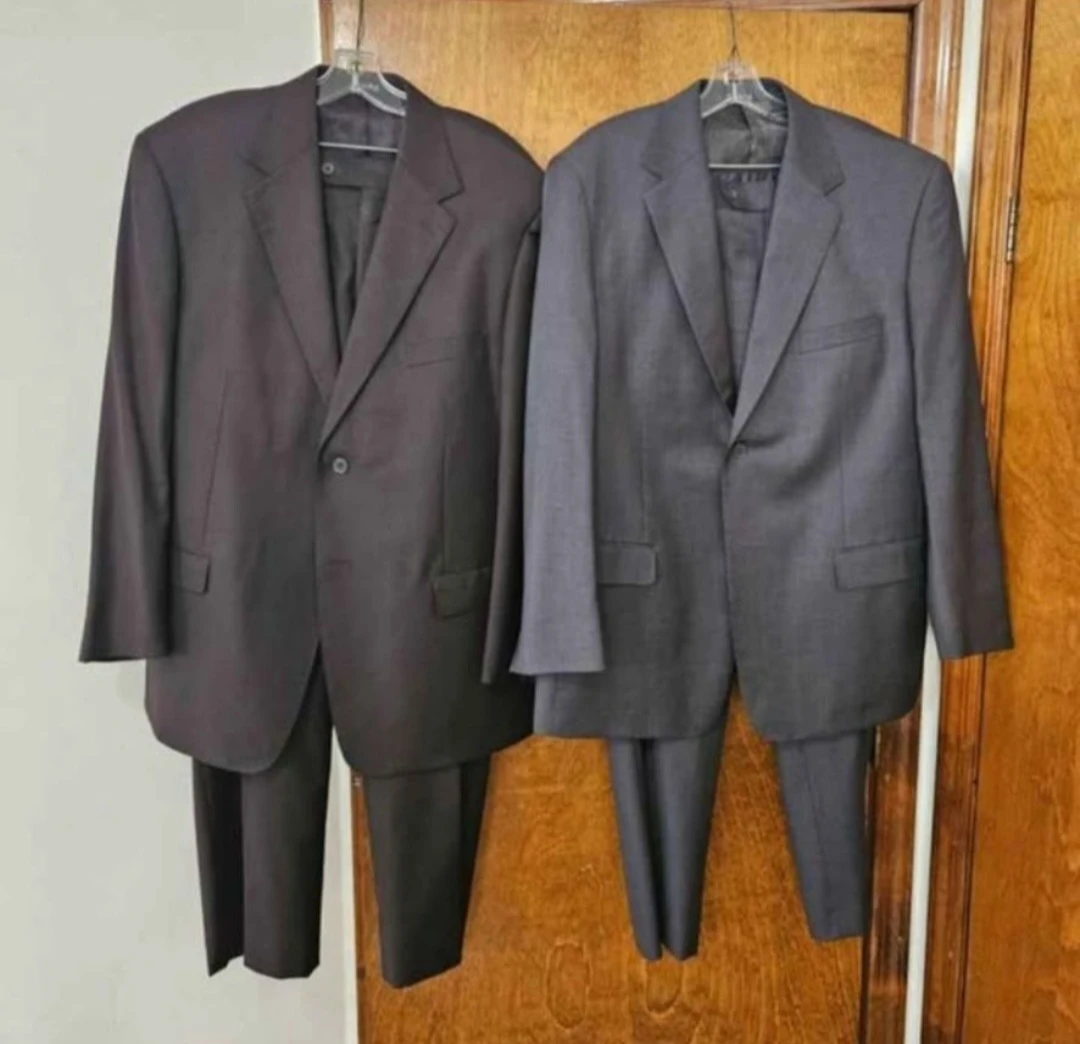 2 italian valentini suits.. size 46R