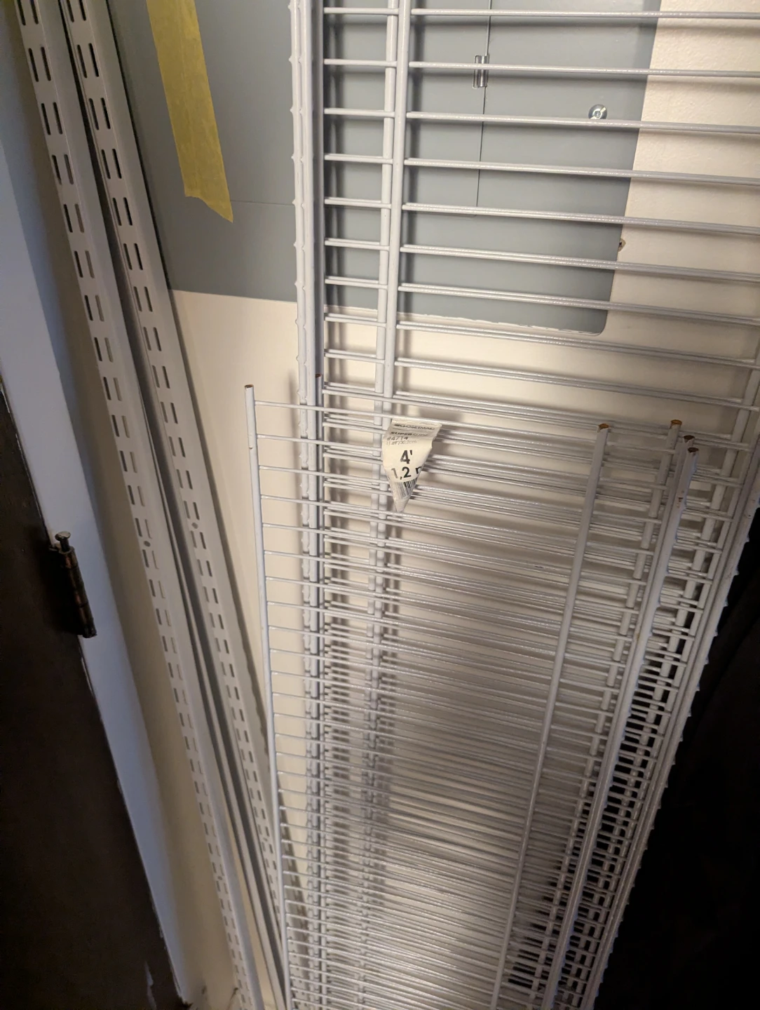 White Wire Shelving Unit