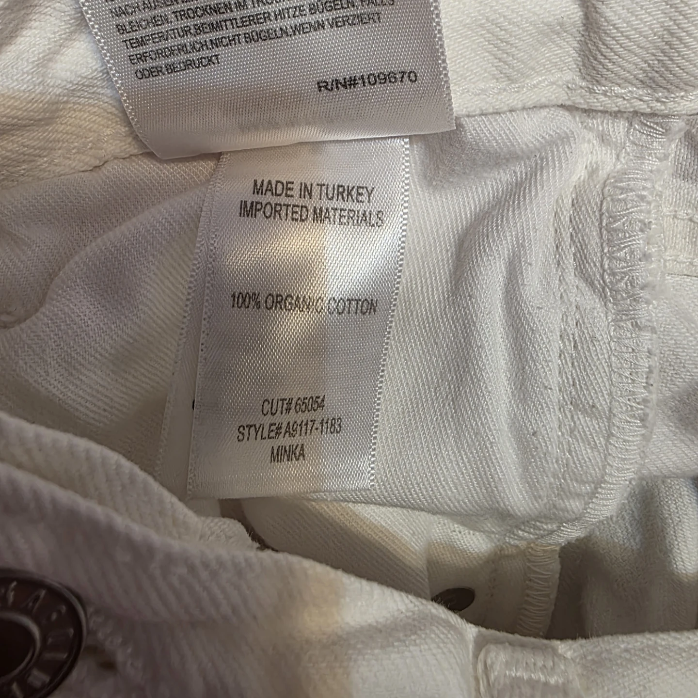 AGOLDE White Cargo Pants - Size 24 - photo 5