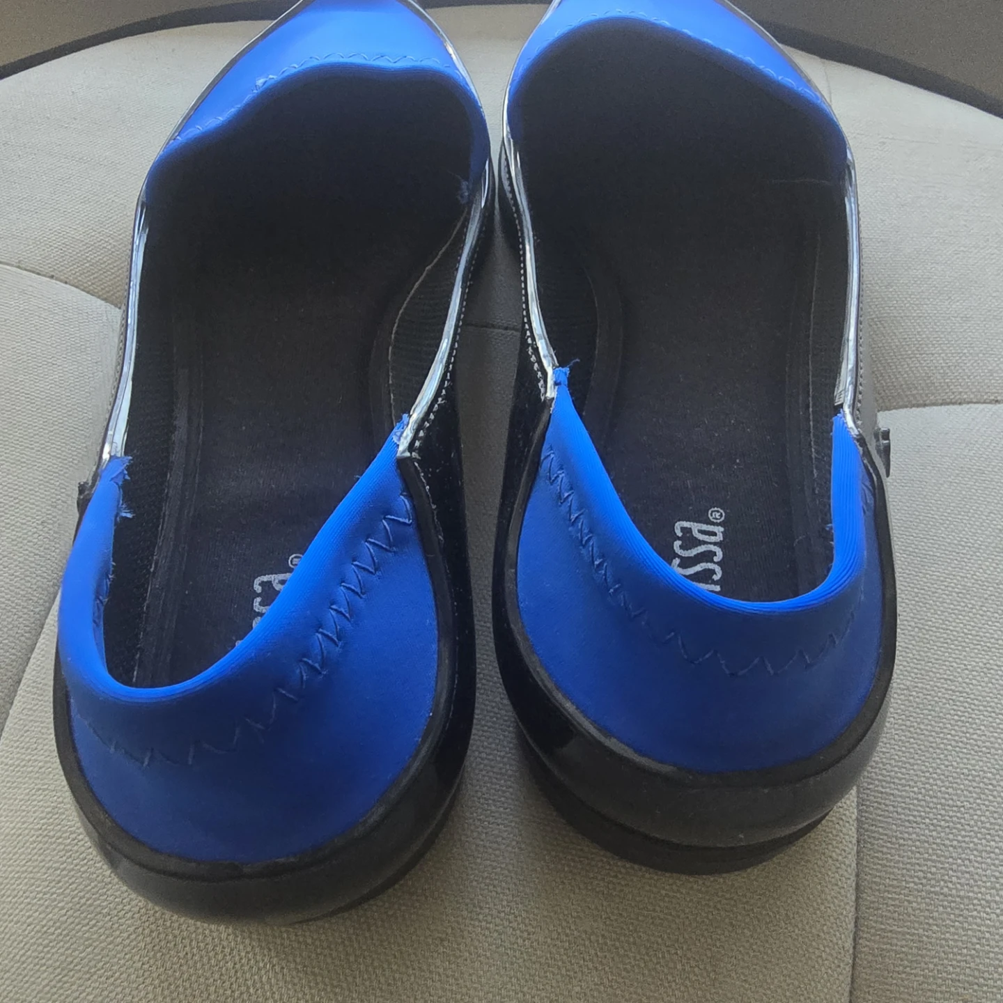 Melissa Black & Blue Ballet Flats Size 7 - photo 3