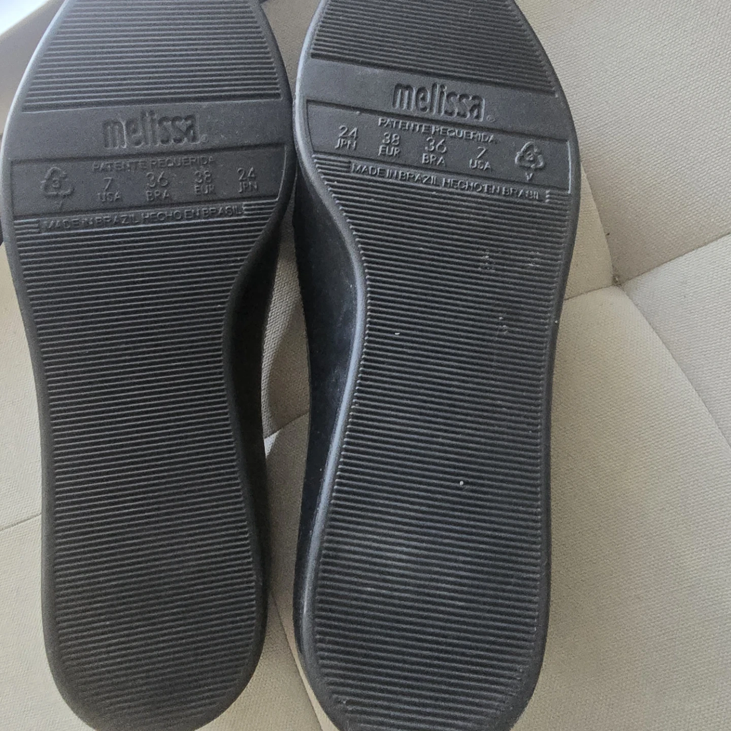 Melissa Black & Blue Ballet Flats Size 7 - photo 5
