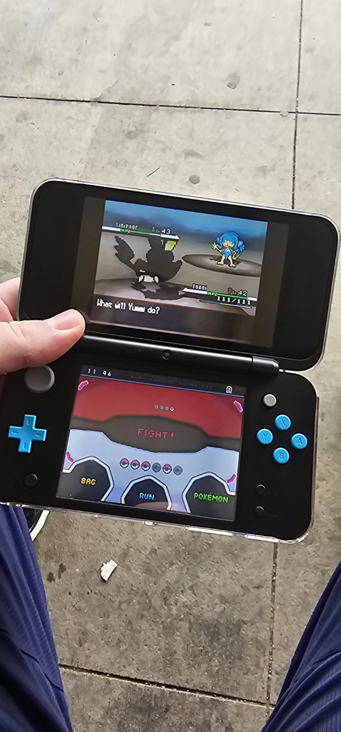 Nintendo 2DS XL - Black Modded.