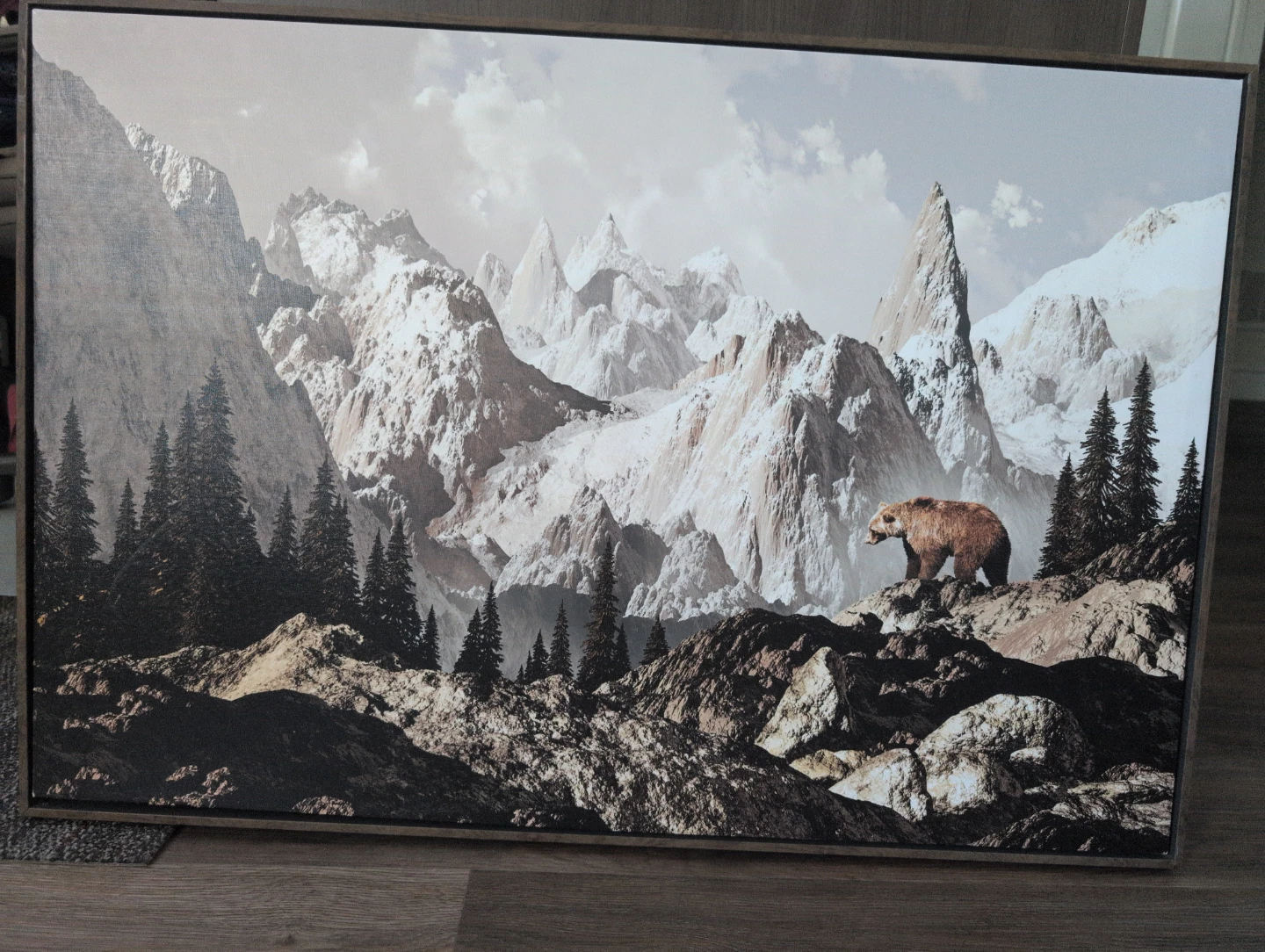 Mountain Canvas picture on grame