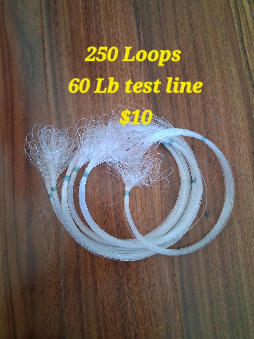 250 Loops 60 Lb Test Fishing Line