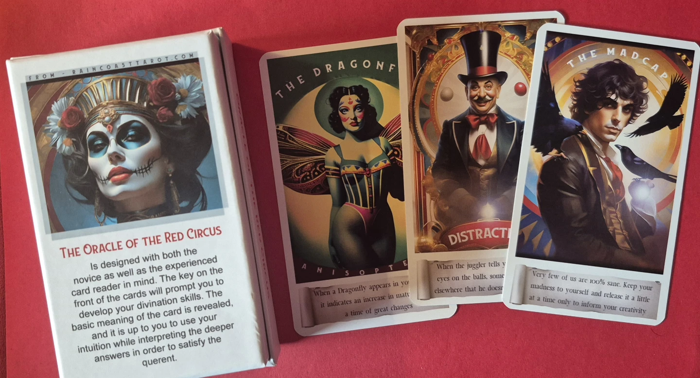 Oracle of the Red Circus Divination Cards - photo 2