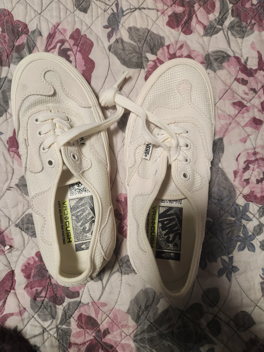 Vans Off The Wall Cream Shoes 6.5 firm price