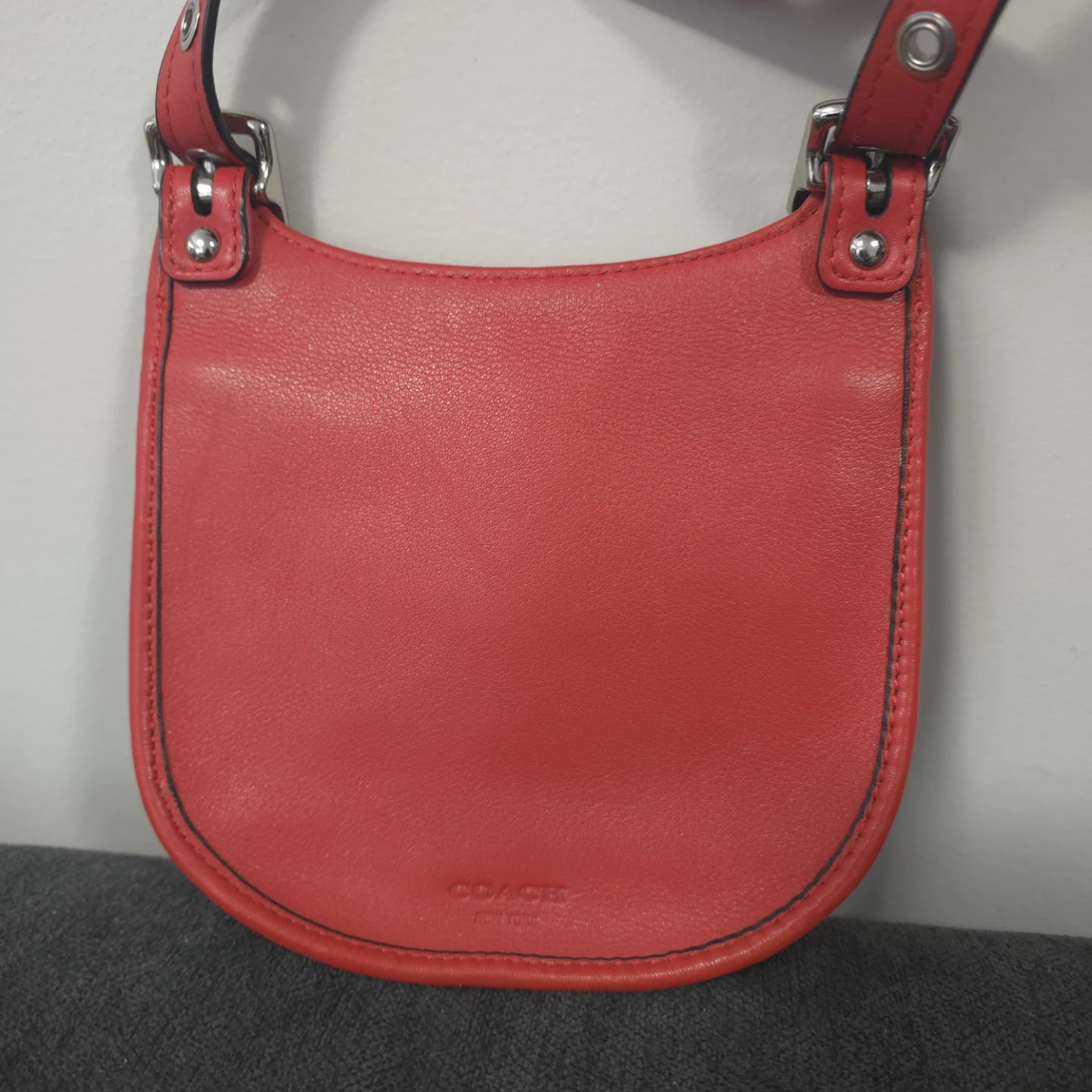 Coach Mini Coral Leather Saddle Bag - photo 3