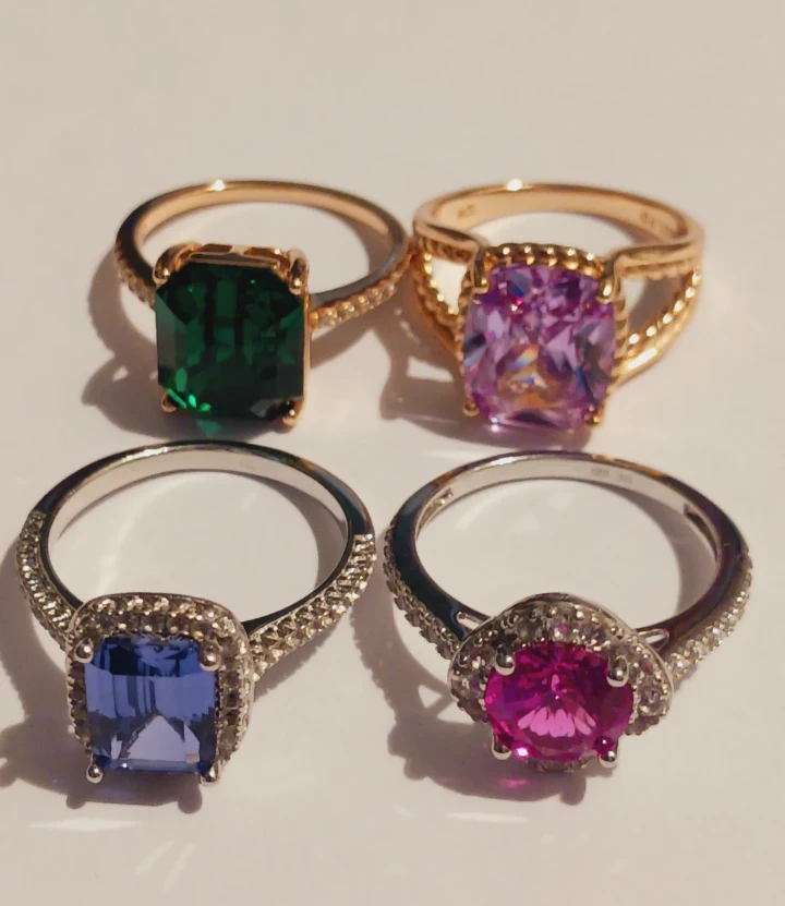 New !! Sterling Silver 925 Rings . Size 8. - photo 2
