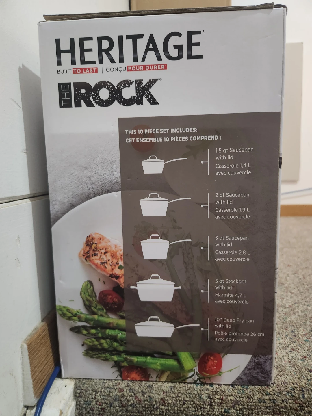 Heritage The Rock Copper Essentials Cookware Set, 10-pc - photo 2